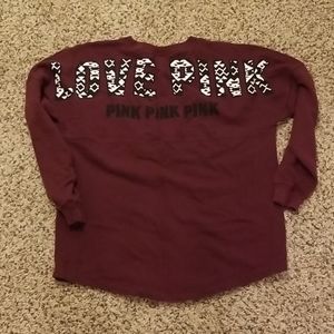 Pink Victoria's Secret Aztec Light Sweater